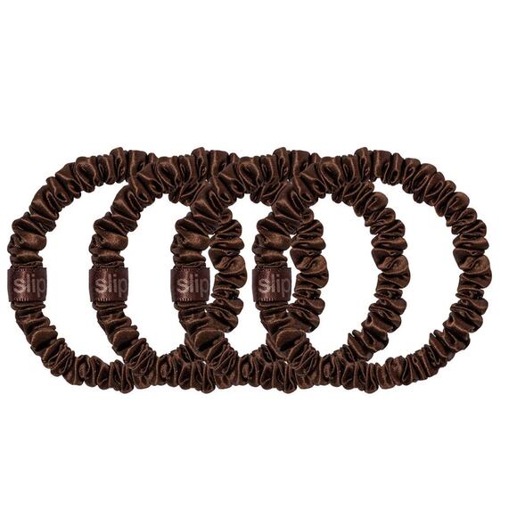 Slip Skinny Scrunchies For Dark Brown Hair, NWT - Picture 3 of 6